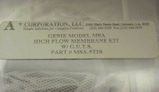 A+ CORPORATION HIGH FLOW MEMBRANE KIT FOR GENIE MSA- PART # MSA-5T2S- NOS