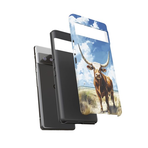 Bull Horns Blue Sky - Phone Ink Cover Case for iPhone, Galaxy, Pixel - 第 172/281 張圖片