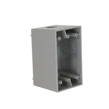Hubbell 5385-0 Raco 2-5/8-Inch Deep Weatherproof Electrical Box with Gang