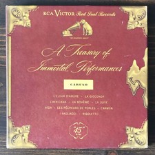 Vintage RCV Victor 45 RPM Red Seal WCT 11 - Enrico Caruso Immortal Performances