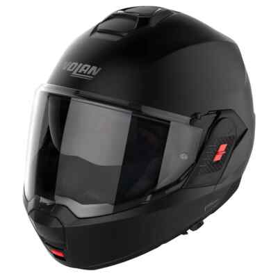Nolan N120-1 N-COM CLASSIC FLAT BLACK FLIP FRONT FULL ROTATION MOTORRADHELM