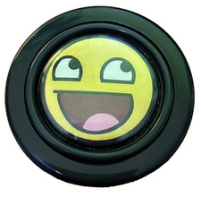 The Smile Face Horn Button For Sparco Omp Nardi After Market Steering Wheel