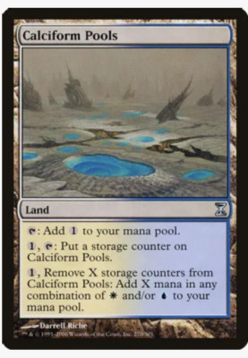 Magic the Gathering Cards Calciform Pools (x4) PLAYSET Time Spiral NM/LP