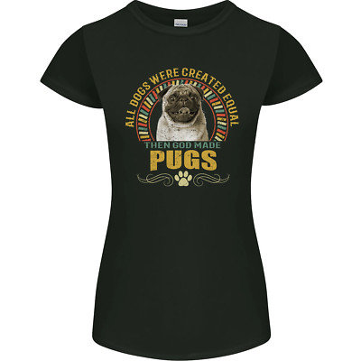 A Pug Dog Womens Petite Cut T-Shirt