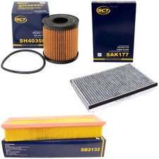 Inspektionspaket Filterset SCT für Citroen C2 C3 I Peugeot 1007 1.1 1.4 1.6 