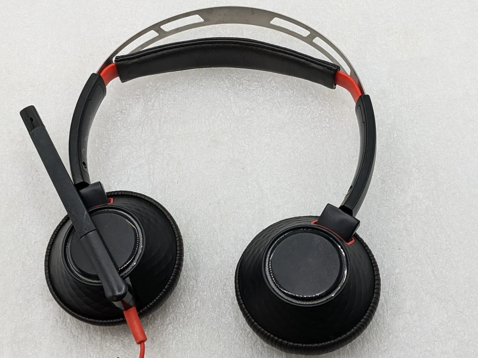 Plantronics Blackwire C5220T C5200 USB/3.5mm Wired Binaural Headset NO USB Piece - Image 4 of 4