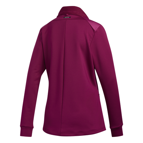 New Adidas Golf Womens COLD RDY Full Zip Jacket Power Berry Medium FT3014 - Afbeelding 3 van 3