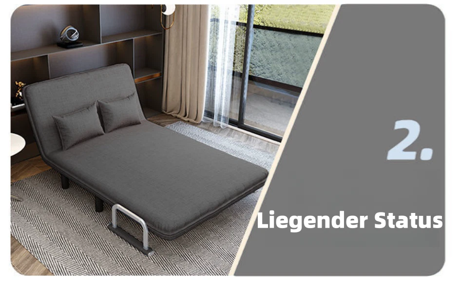 Relaxsessel Schlafsessel, Schlafsofa mit Bettfunktion, Relaxsessel Rückenkissen - Bild 3 von 4