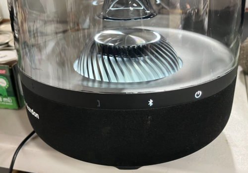 Harman Kardon Aura Studio3 Wireless Bluetooth Speaker & Ambient Lighting - Black - Picture 6 of 8