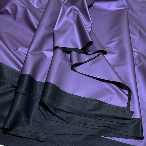 MATTE VINYL PLEATHER GOTHIC FETISH FABRIC WATERPROOF RAINCOAT BLACK WHITE 54'W - Picture 133 of 149