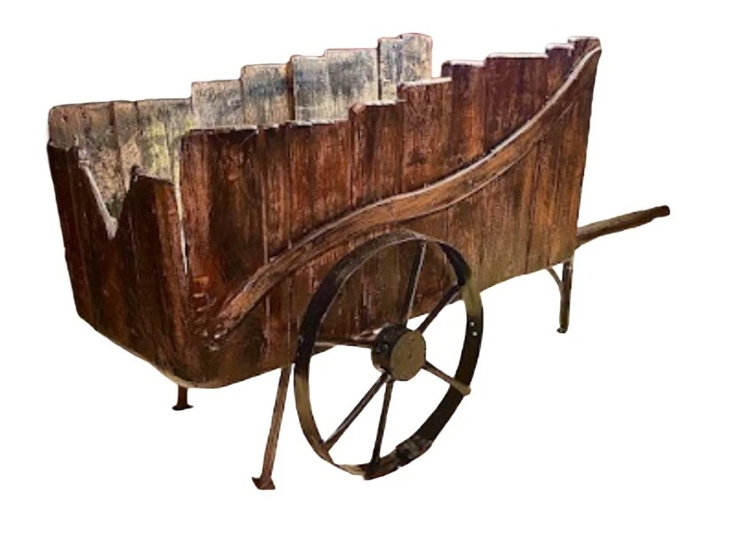 Maceta/pantalla miniatura para carretilla de jardín Foto 2 de 4