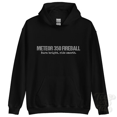 METEOR 350 FIREBALL: Burn Bright, Ride Smooth Hoodie Motorrad Biker