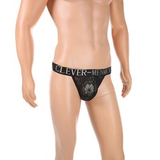 Slip tanga uomo intimo perizoma mutandine sexy mutande pizzo trasparente