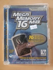 Mega Memory 16MB Memory Manager Playstation 2, PS2 Case Manual  Disc - Tested