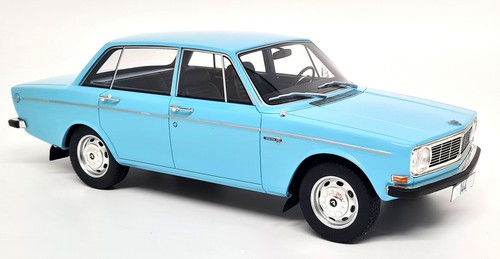 BOS 1/18 - Volvo 144 Saloon 1968 Light Blue Resin Scale Model Car - Picture 7 of 8