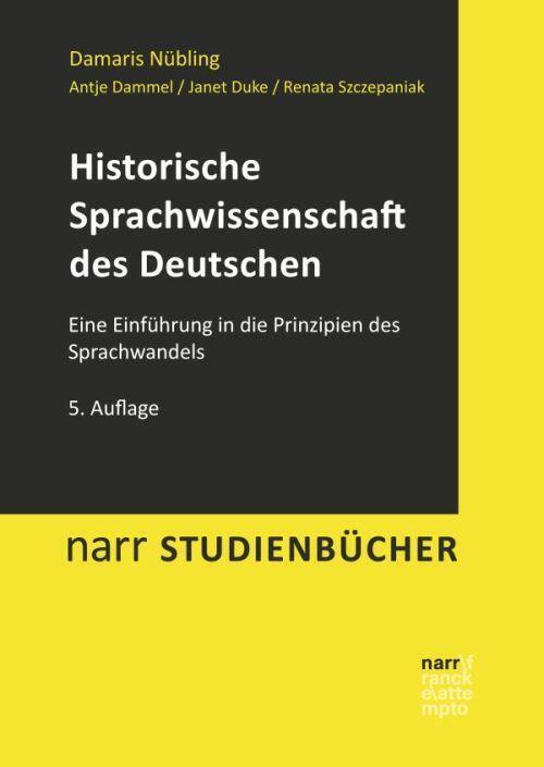 Thumbnail - Historische Sprachwissenschaft Des Deutschen | Damaris Nübling (u. A.)
