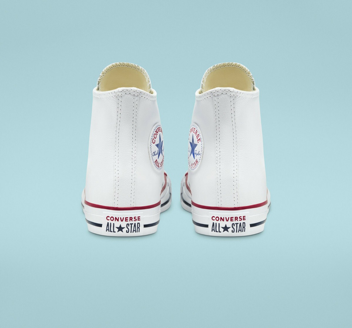 Converse Chuck Taylor All Star Leather CLASSIC Shoes White eBay