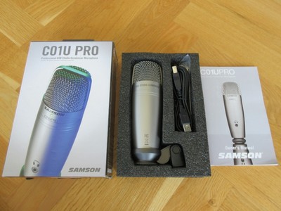 Samson C01U PRO Studio Kondensator-Mikrofon - NEU unbenutzt -