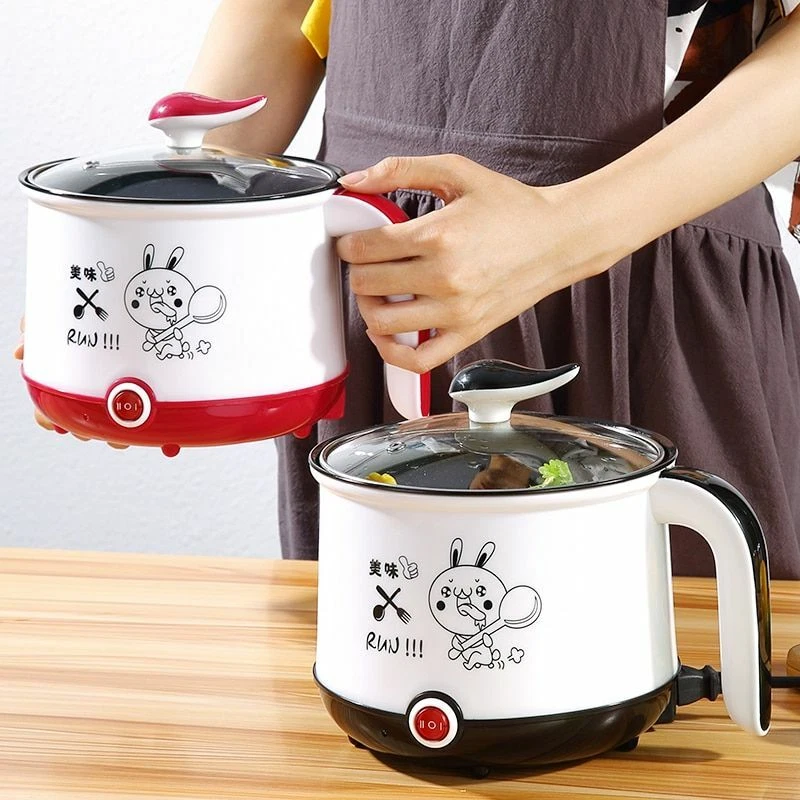 Mini Electric Rice Cooker Non Stick Small Cooker Single/Double