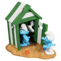 Aqua Della Aquariendeko SchlüMpfe Strandkabine 14X11X15Cm FüR Süß-/Salzwasser