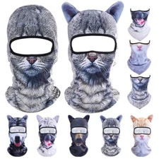Cat / Dog Balaclava Halloween Hat Cute Full Face Hood Mask Animal Ski Mask Cap