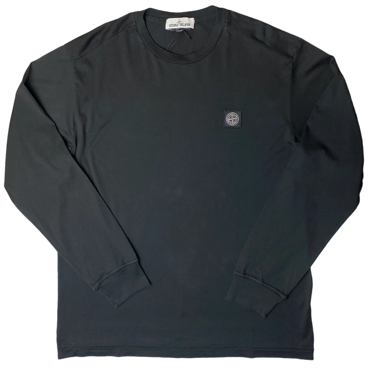Stone island long sleeve black sale