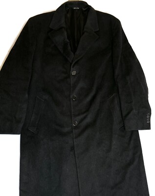 Loro Piana Storm System Jacob Siegel 100% Wool Overcoat Mens 44L