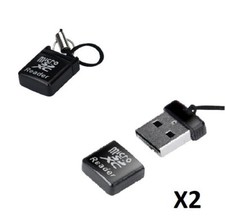 x2 Mini Super Speed Micro SD/SDXC TF USB 2.0 Card Reader Adapter 2 PCS
