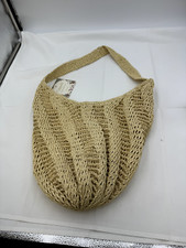 NEW w TAG Vtg. Cappelli Straword Straw Crochet Shoulder Bag Purse Boho