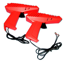 Artin RED Slot Car Trigger Controllers Lot Of TWO / Both In Good Working Order 