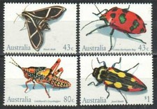 Australia Stamp 1211-1214  - Insects