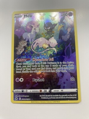 サプライ・アクセサリ・グッズ rare mew card and mystery Pokemon cards Pokémon TCG Mew Crown Zenith: Galarian Gallery GG10/GG70 Holo Holo