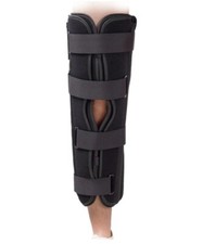 3 Panel Knee Immobilizer Full Leg Support Brace Aluminum alloy Straight Splint