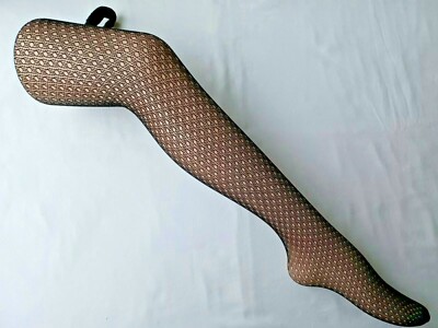 PRETTY POLLY Pret a Party Quality Black Circle Net Fancy Patterned Tights 42''Hip