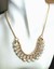 Ethnic Chunky Choker Necklace - Rhinestone Gold Bib Collar, Tribal Statement Costume Jewelry - View #7