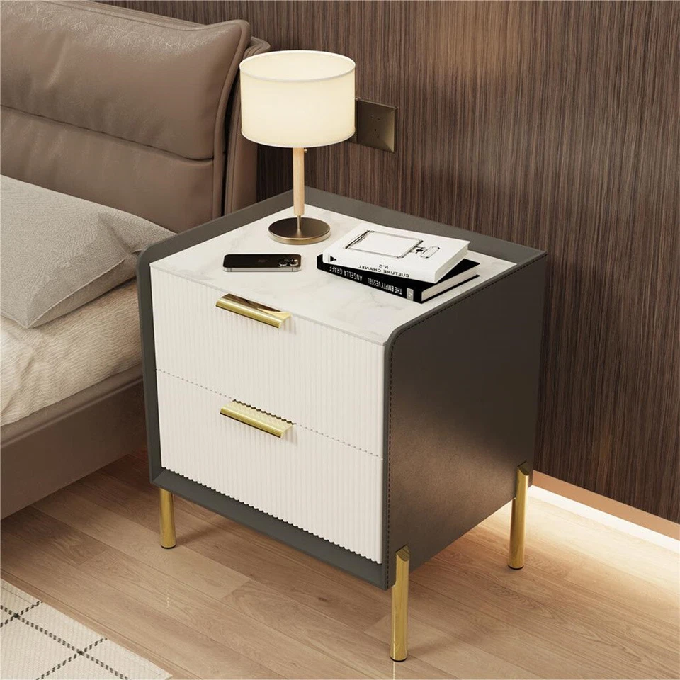 Nachttisch Nachtschrank Kommode Nachtkommode Keine Installation erforderlich DE - Bild 4 von 4