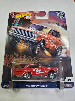 HOT WHEELS CAR CULTURE 2018 '63 CHEVY NOVA DRAG STRIP DEMONS