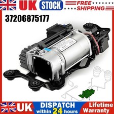 Air Suspension Compressor Pump + Bracket For BMW X5 F15 F85 X6 F16 37206875177