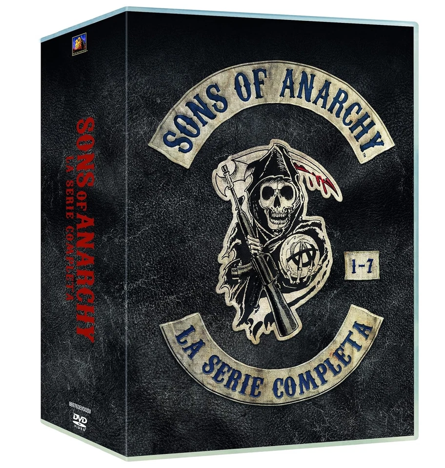 20TH CENTURY FOX 30 Dvd SONS OF ANARCHY serie completa 1-7 cofanetto BOX nuovo sigillato
