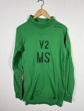 Vintage USN flight deck jersey green stenciled medium 90s Y2K vtg Navy shirt