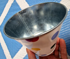 Marks & Spencer x Emma Bridgewater Polka Dots Flower Tin Metal Plant Pot M&S ***