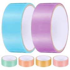 6 Rolls of Adhesive Tapes Colored Tapes colored sticky tapes