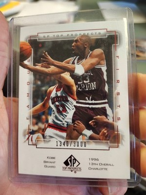 Kobe Bryant 2000-01 SP Top Prospects Famous Firsts #1340/3000 Los Angeles Lakers