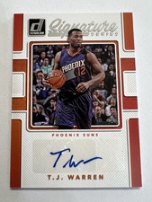 2017-18 Panini Donruss T.J. Warren Auto Signature Series #SS-TW Phoenix Suns
