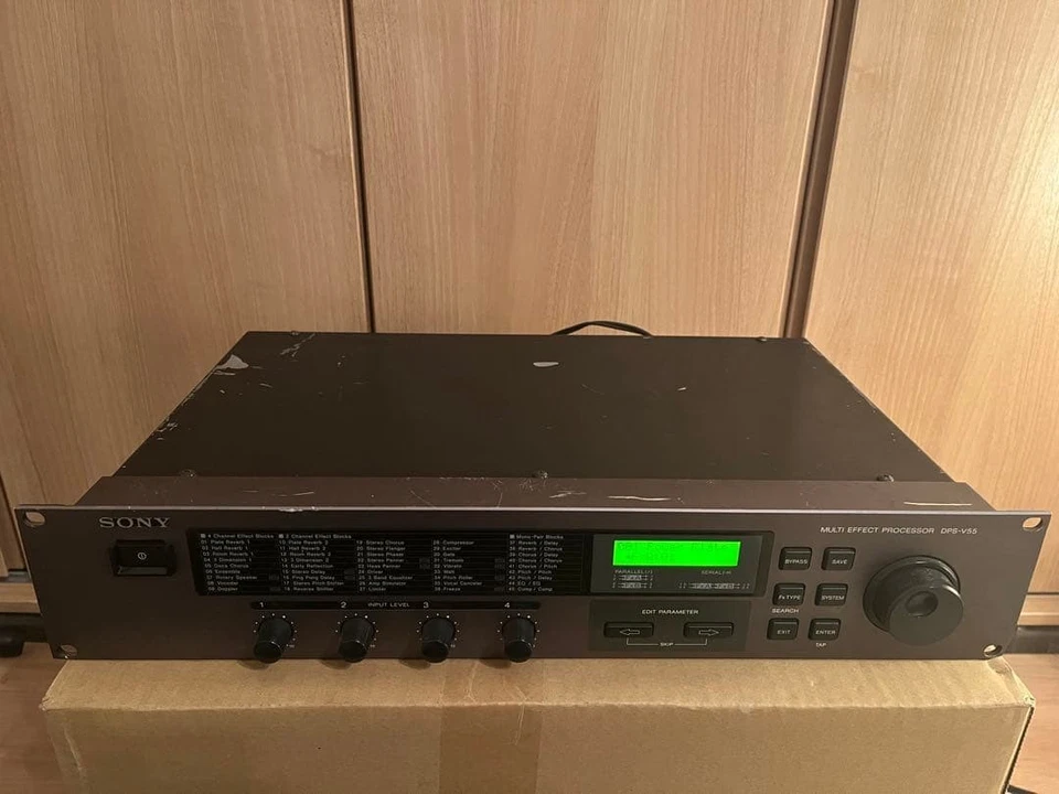 Sony DPS-V55 Multi Effects Processor Rack Mount Digital Reverb Delay Chorus Used - Image 2 of 4