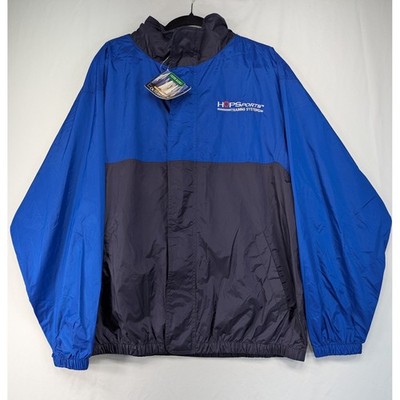 Vintage Outer Banks Branded Training Systems Windbreaker Blue Navy XL NWT