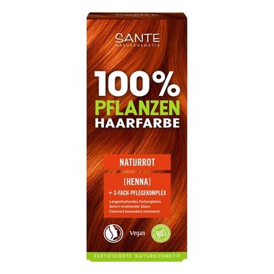 PflanzenHaarfarbe - 06 Naturrot 100g | SANTE