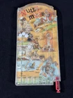 Vintage Nutty Mads Marx Toys Pinball Bagatelle Game 1964 Tin 12.25"x6.25" Works