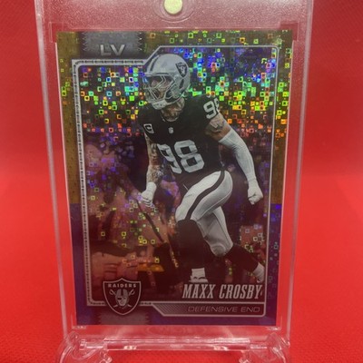 Topps 2026 Maxx Crosby Las Vegas Raiders Blue/Gold Parallel 44/50
