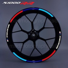 Reflektierend motorrad Felgenaufkleber für BMW S1000RR Streifen laminiert M XR
